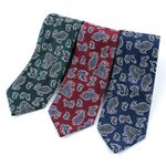 MAESIO GNA4047 Standard (8cm) Paisley Necktie – Slim Semi-Formal Classic Business